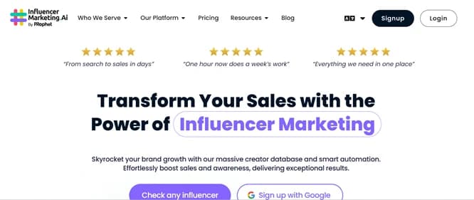 InfluencerMarketing AI - Tool thumbnail