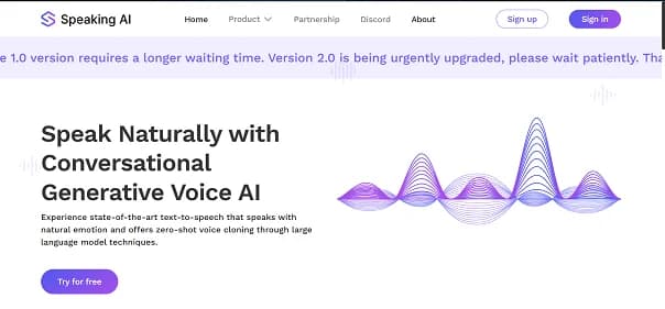 Speaking AI thumbnail