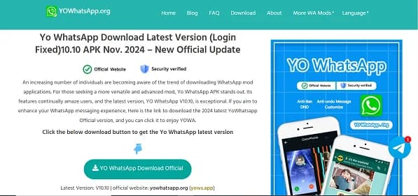 YoWhatsapp APK - Tool thumbnail