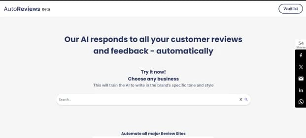 Autoreviews AI - Tool thumbnail