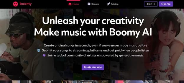 Boomy AI thumbnail