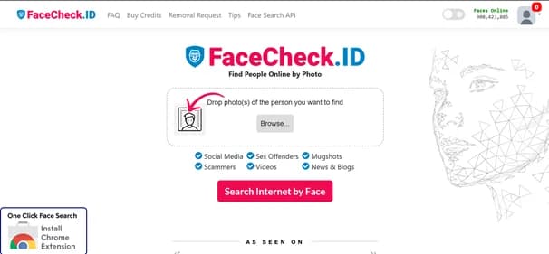 FaceCheck - Tool preview