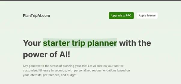 Plantrip AI thumbnail