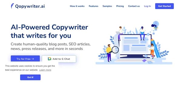 Qopywriter AI - Tool thumbnail