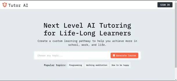 Tutor AI