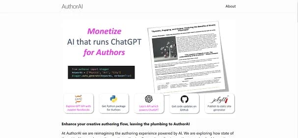 Author AI - Tool thumbnail