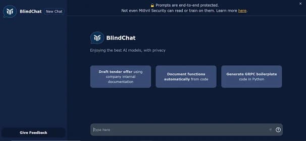 BlindChat - Tool thumbnail