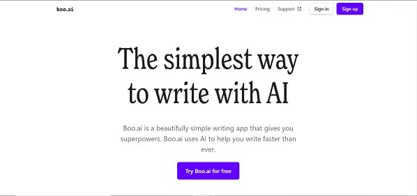 Boo AI - Tool thumbnail