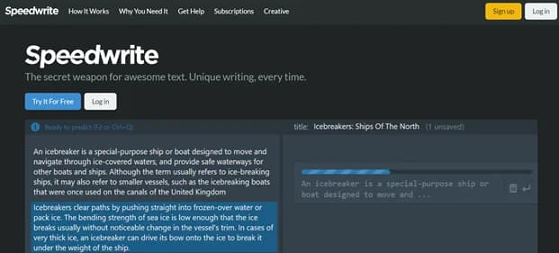 Speedwrite thumbnail