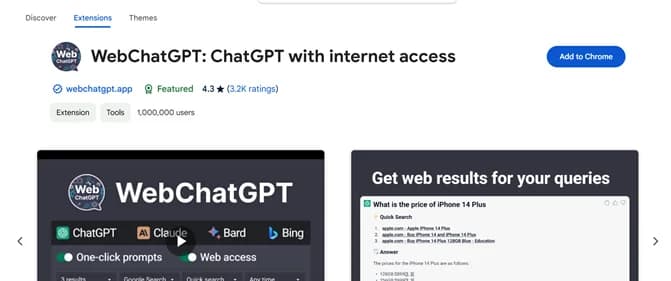 WebChatGPT - Tool thumbnail