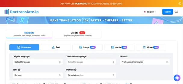 DocTranslate - Tool thumbnail