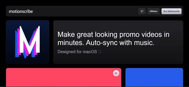 Motionscribe - Tool thumbnail