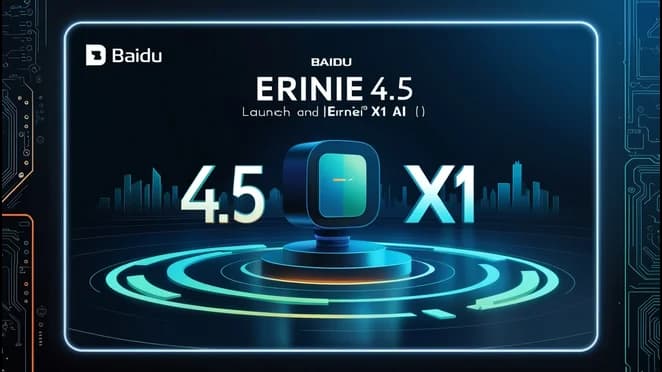 Baidu Launches Ernie 4.5 and Ernie X1 AI Models