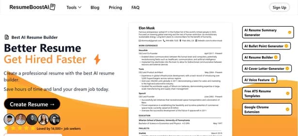 ResumeBoost AI - Tool thumbnail
