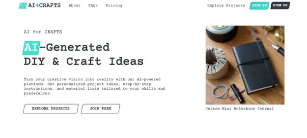 AI4Crafts - Tool thumbnail