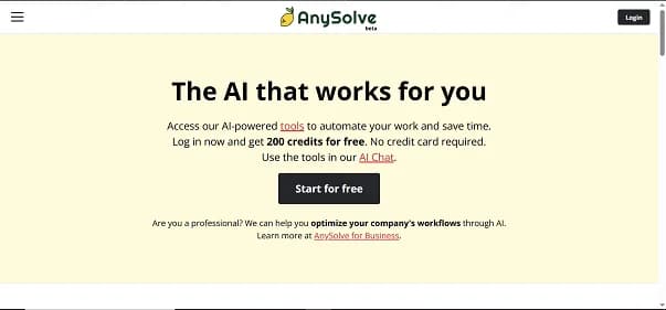 AnySolve - Tool thumbnail