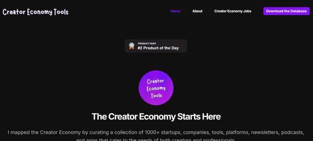 Creator Economy Tools - Tool thumbnail