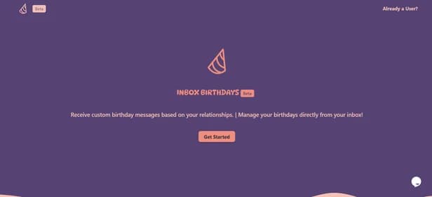 Inbox Birthdays - Tool thumbnail