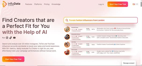 InfluData - Tool thumbnail