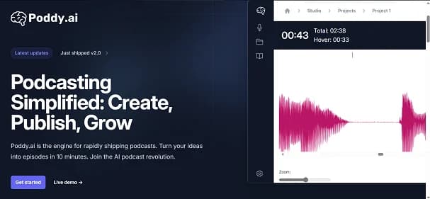 Poddy AI - Tool thumbnail