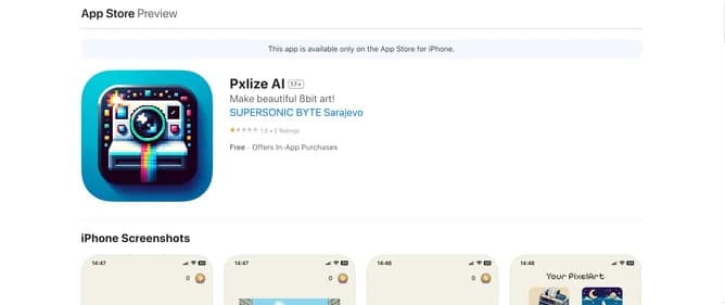 Pxlize AI - Tool thumbnail
