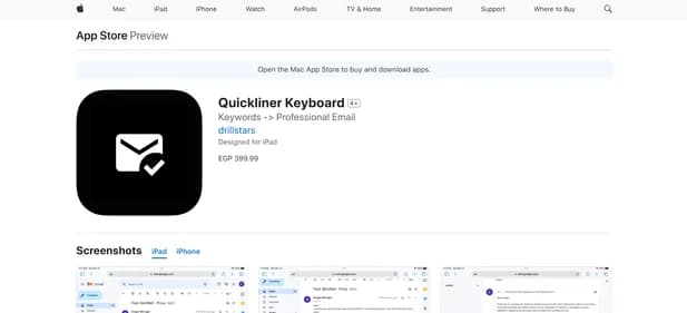 Quickliner Keyboard
