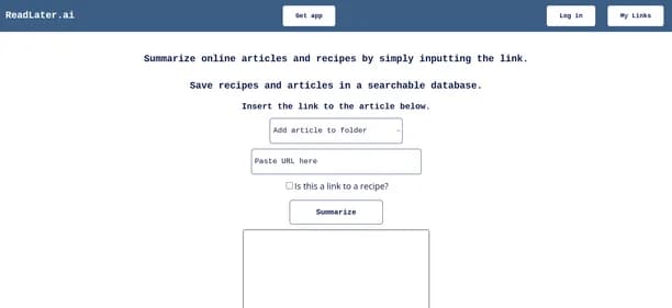 ReadLater AI - Tool thumbnail
