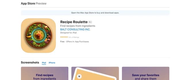 Recipe Roulette - Tool thumbnail