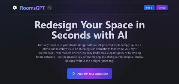 RoomsGPT - Tool thumbnail