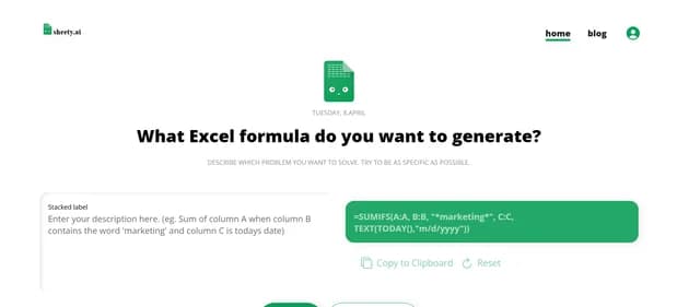 Sheety AI - Tool thumbnail