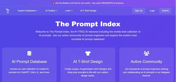 The Prompt Index - Tool thumbnail