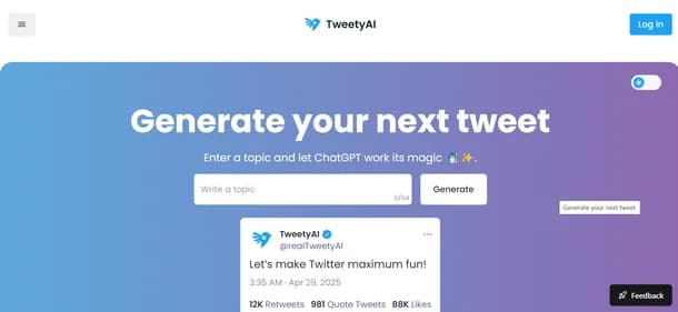 TweetyAI - Tool thumbnail