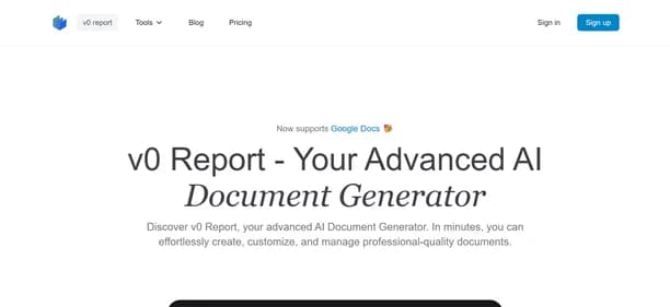 V0 Report thumbnail