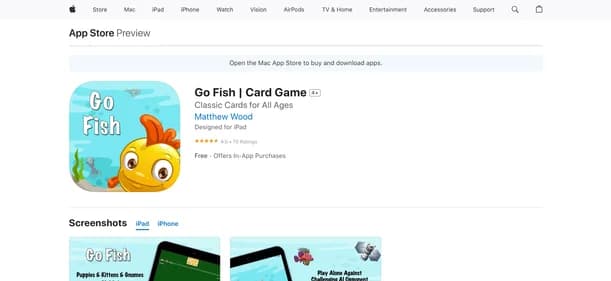 Go Fish | Card Game - Tool thumbnail