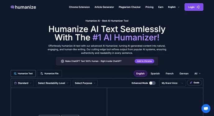 Humanize AI Text - Tool thumbnail