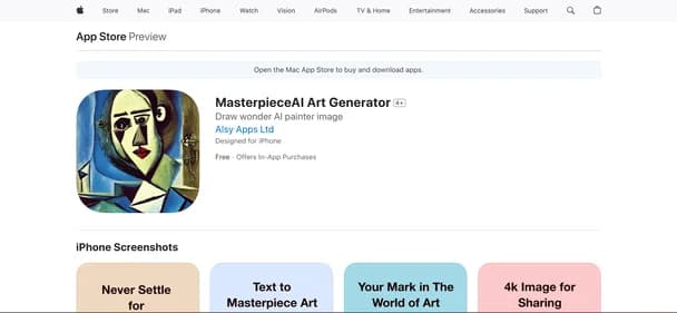 Masterpiece AI - Tool thumbnail