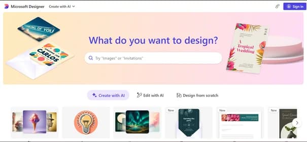 Microsoft Designer thumbnail