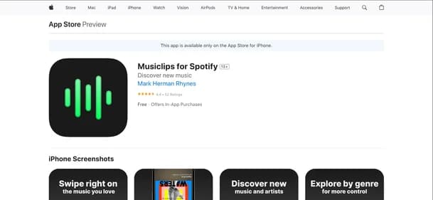 Musiclips for Spotify - Tool thumbnail