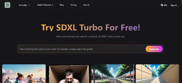 SDXL Turbo - Tool thumbnail