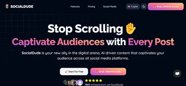SocialDude AI - Tool thumbnail