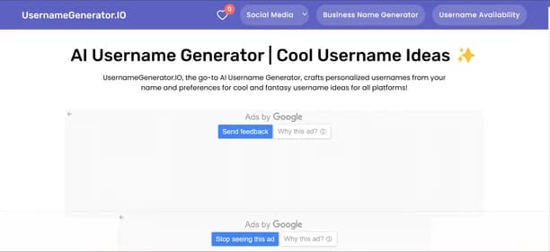 UsernameGenerator - Tool thumbnail