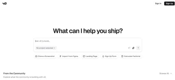 v0 dev - Tool thumbnail
