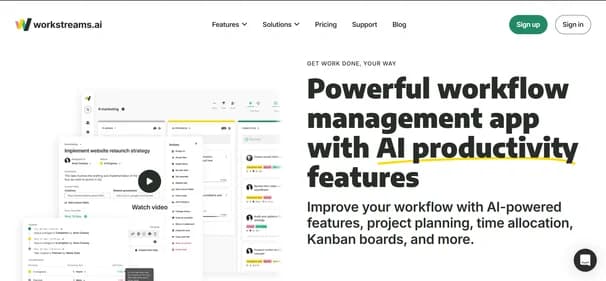 Workstreams AI - Tool thumbnail