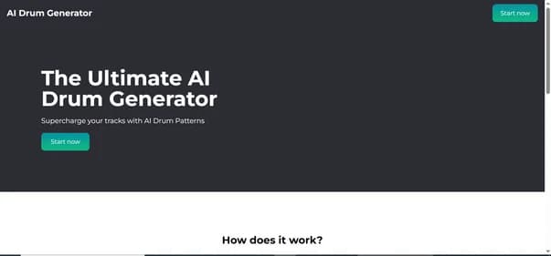 AI Drum Generator - Tool thumbnail