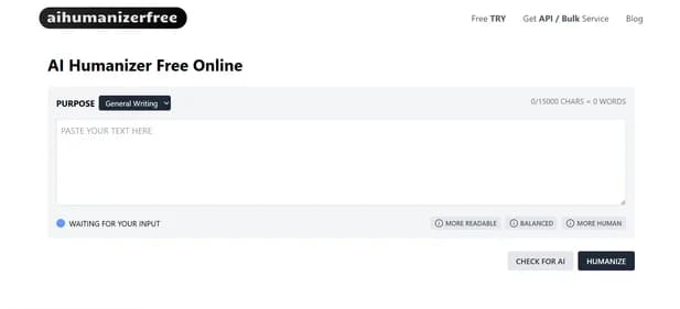 AI Humanizer Free Online - Tool thumbnail