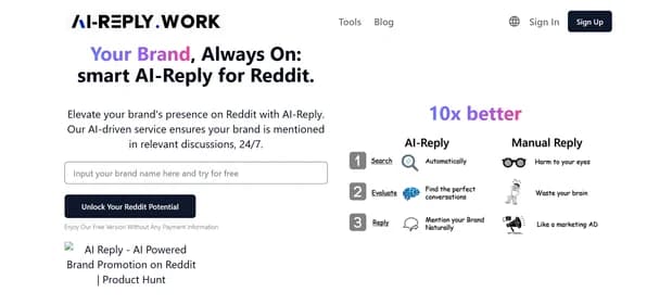AI Reply 1 - Tool thumbnail