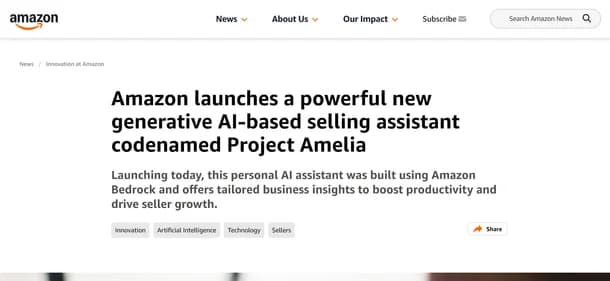 Amazon Project Amelia - Tool thumbnail