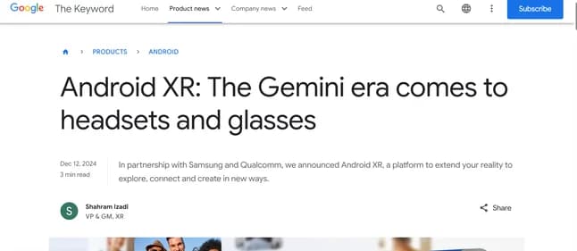 Android XR thumbnail