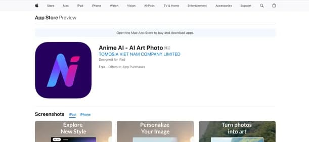 Anime AI – AI Art Photo thumbnail