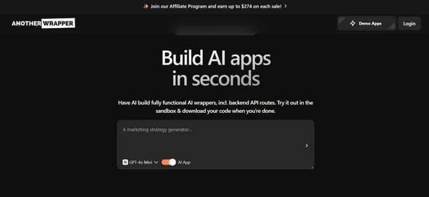 AnotherWrapper AI App Generator - Tool thumbnail
